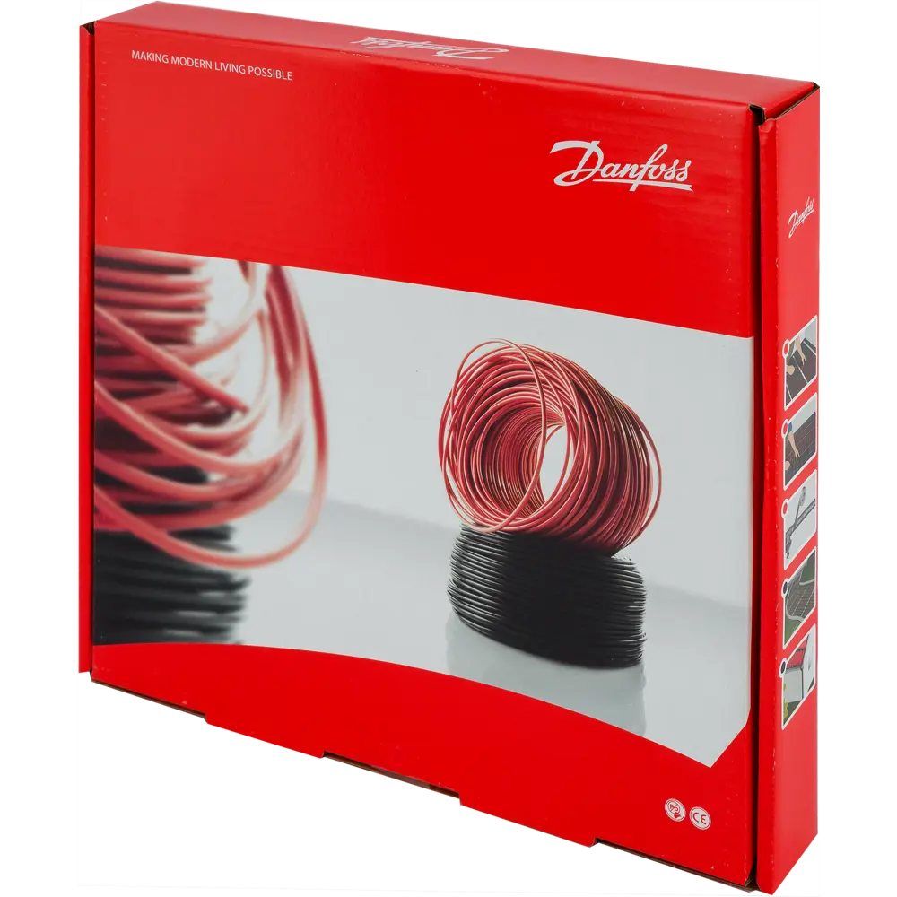 Нагревательный кабель для теплого пола Danfoss ECflex 18T 22 м, 395 Вт 82320120 STLM-2184206  - Вид №4