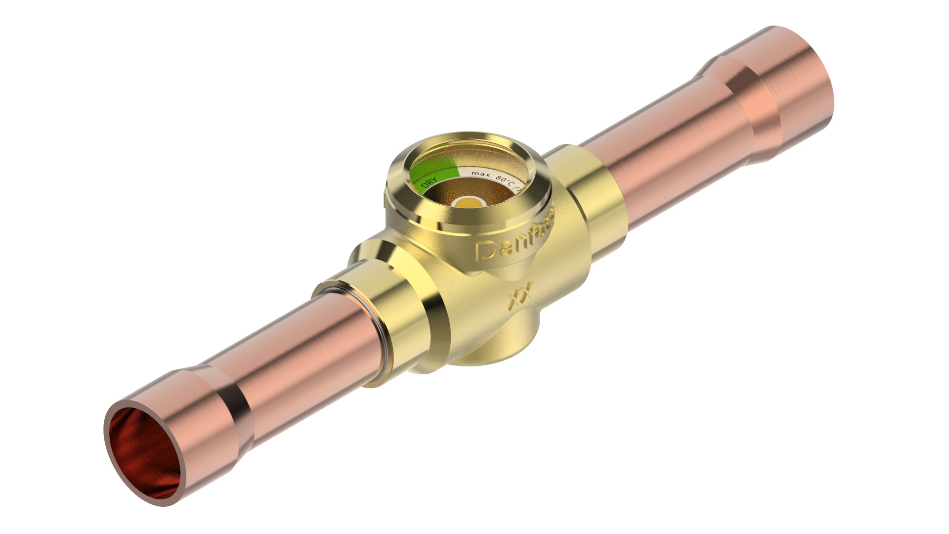 Danfoss SGP N — Смотровые стекла с индикатором влажности SGP 22s N Cтекло cмотровое 014L0186  - Вид №3