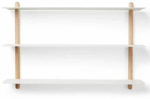 Gejst Настенный книжный шкаф из стали и дерева Nivo 20100/20101