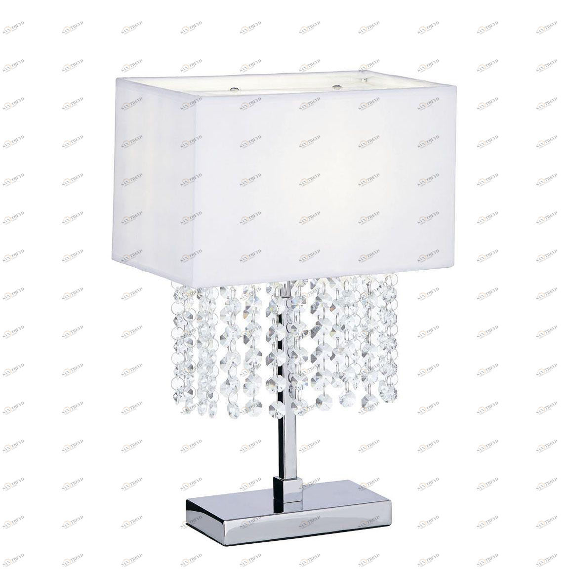 Настольная лампа дизайнерская Himself Phoenix TL1 IDEAL LUX КЛАССИЧЕСКИЕ 080786 Белый;прозрачный 