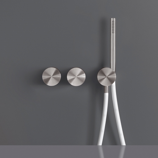 Настенный 2 прогрессивные смесители, установленные для ванной / душа с цилиндрический ручной душ диаметр 18 м т  OPS24 CEADESIGN  - Вид №1