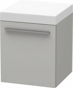 XL270400707 Мобильная тумба X-Large #XL2704 400 x 400 мм Бетонно-серый матовый декор