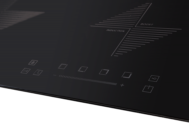 ICS 604 Индукционная, индукционная варочная поверхность стеклокерамическая,ширина 60 см, 2 зоны 1,5 квт(booster 2 квт), 2 зоны 2 квт(booster 3 квт),электронное сенсорное управление + слайдер, 5 цифровых дисплев, 9 уровней мощности,автоматическое отключени Santreyd  - Вид №1