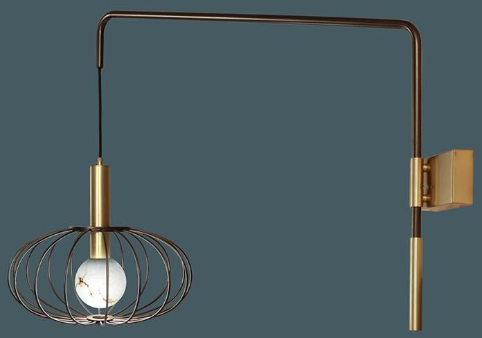 Borzalino Настенный светильник из металла Lira sun-id-1423289 - Вид №3