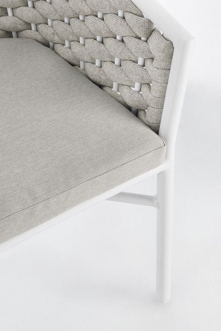 Веревочный штабелируемый садовый стул с подлокотниками BIZZOTTO MARGALIDA ARCH-00005680 - Вид №8