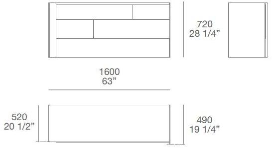 Poliform Комод из кожи Chloe sun-id-1472465 - Вид №3