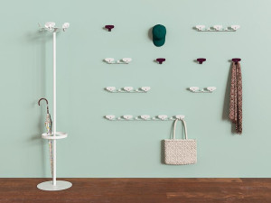 Стальная настенная вешалка с порошковым покрытием