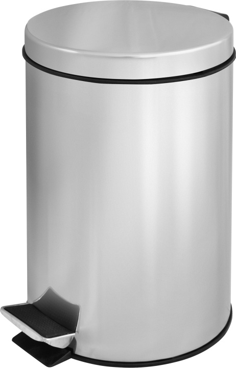 2565.068 Урна с механизмом поднятия крышки 12л 11312 нержав сталь 12 л Solinne Puff  - Вид №1