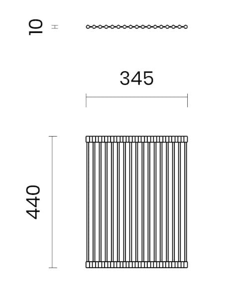 Нержавеющая сталь ролл-ап капельница TASCA 051.XA ARCH-00088660 - Вид №2