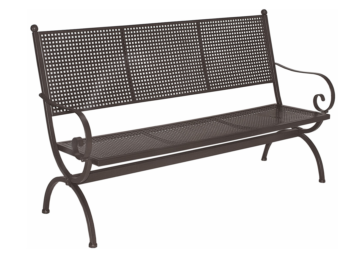 65.00.0203 Скамейка Romeo Elegance 3-х местная Marone Antique Mbm