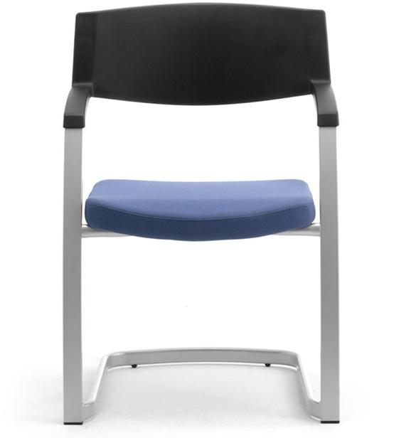 Leyform Консольный стул из стали, ткани и полипропилена  0590  - Вид №1