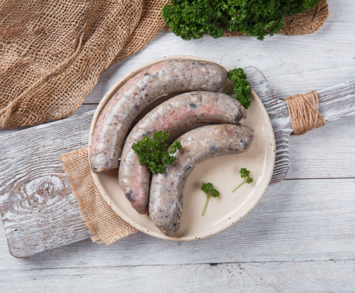 3168 Колбаски для жарки и гриля из молодой говядины с черносливом и клюквой Вкусляндия 