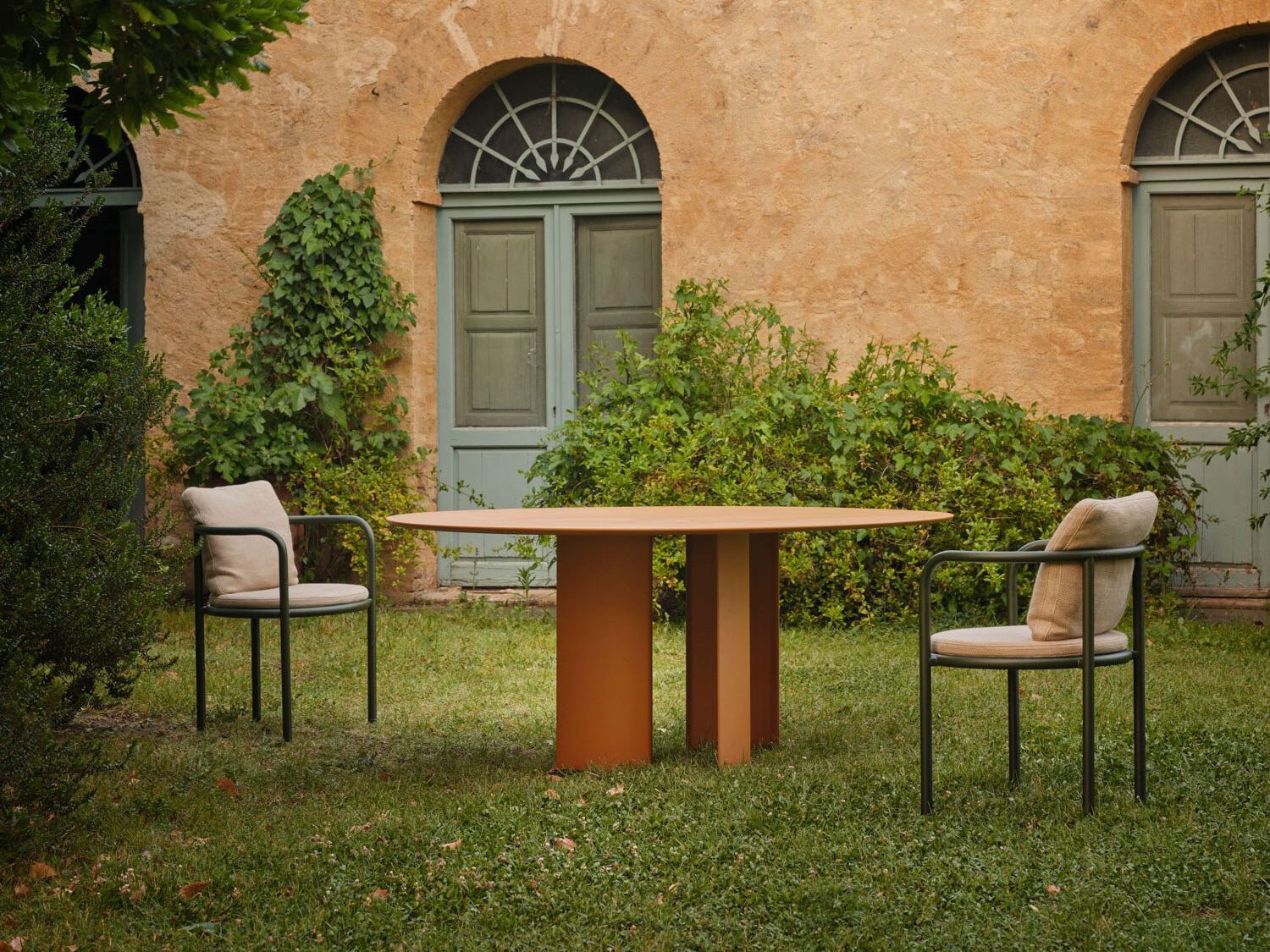 Алюминиевый круглый садовый стол FAST Naca ARCH-00152799 - Вид №3