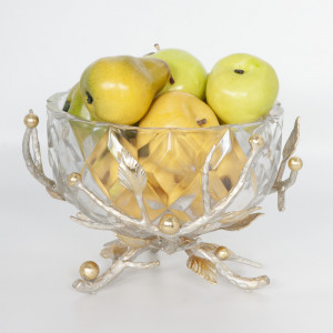 59002 BOGACHO Фруктовница-конфетница Весна Айвори