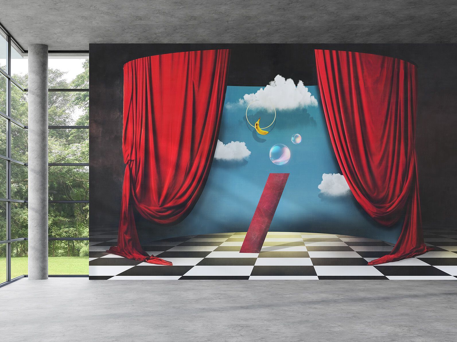 Carta da parati PVC free, eco-friendly, lavabile WallPepper TO GO BANANAS ARCH-00044035