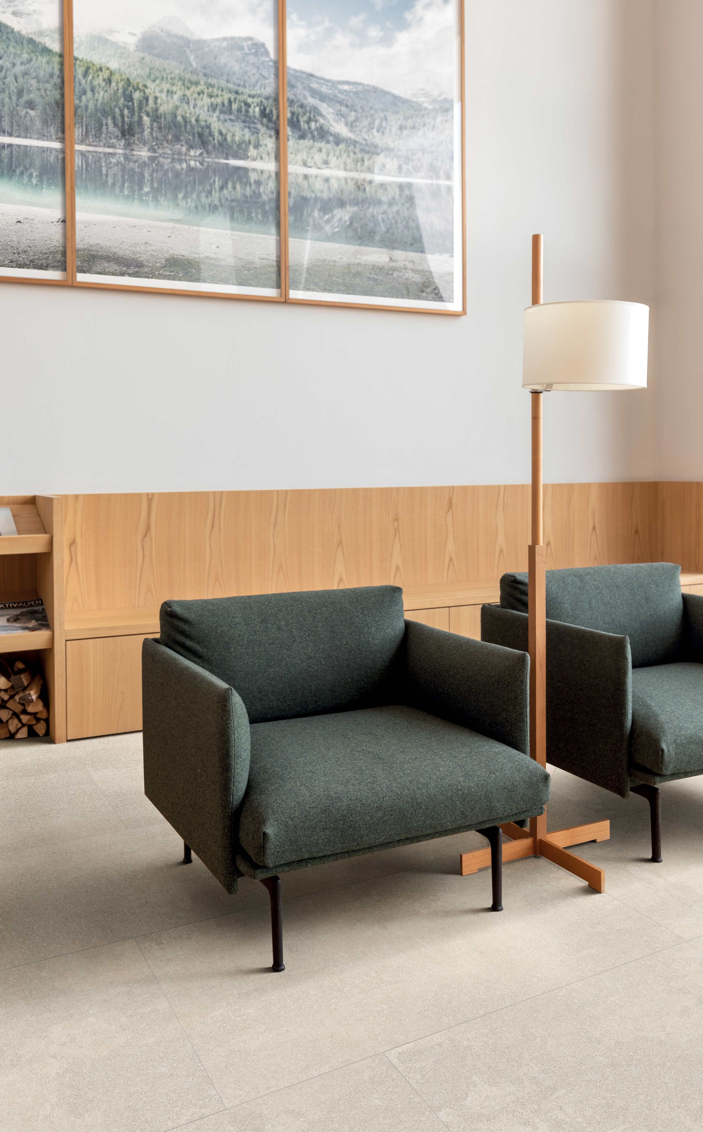 Пол / облицовка керамогранита для внутреннего и наружного применения с эффектом цемента Florim Ceramiche SENSI ARCH-00151192 - Вид №24