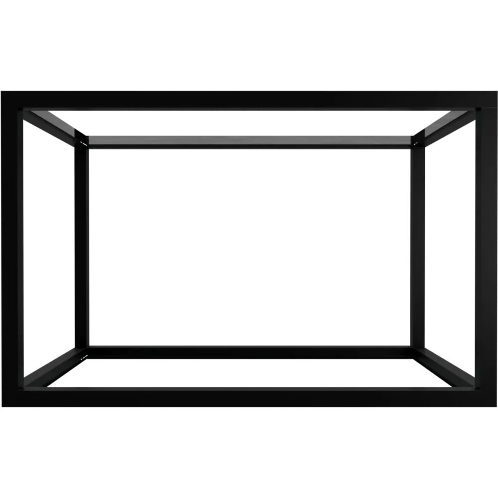 Полка-каркас для кухни 38.4x35x60 см алюминий/стекло 82441025 STLM-2150054 DELINIA  - Вид №1