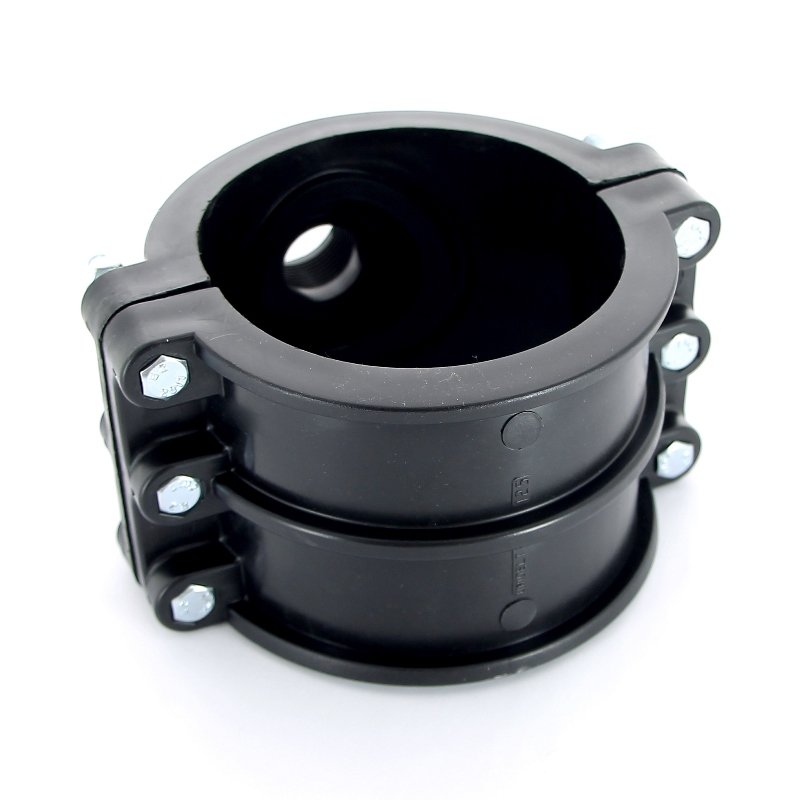 Врезка монтажная 125 x 1 1/4" ВР, 6 болтов, для труб ПНД UNIDELTA 1019125005 - Вид №2