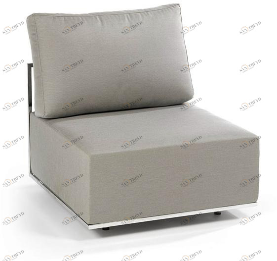 FISCHER MÖBEL Садовое кресло из модульной ткани с обивкой Suite sun-id-1473119