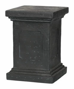 Пьедестал из искусственного камня 51 см черный с патиной "Орлеан" LE-VILLAGE ПЬЕДЕСТАЛ 044844 Черный