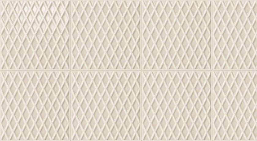 Cerasarda Белая керамическая трехмерная поверхностная плитка Parentesi quadra Https://www.cerasard - Вид №36