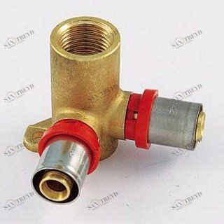 Тройник настен. BP 16х1/2"х16 пресс TIEMME 1650111