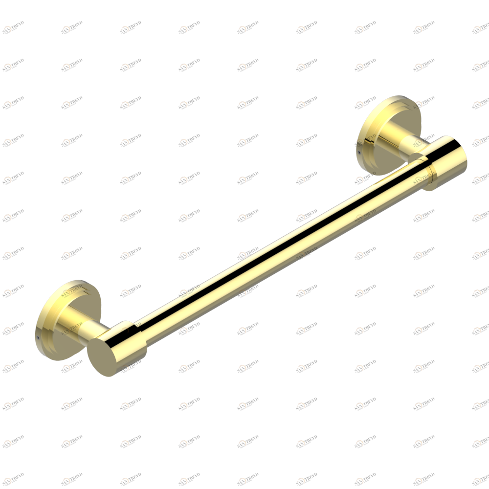 G2H-520/30 Полотенцедержатель одинарный - фиксированная рейка 30 см, Ø 20 мм Thg-paris Le 9 Howlite Покрытие PVD латунь G2H-520/30 CAT.F