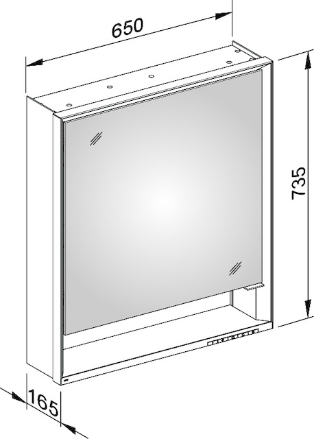 14301171201 Зеркальный шкаф KEUCO Royal Lumos - Вид №5
