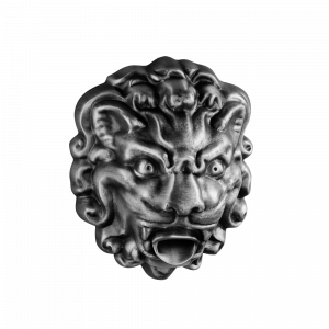 G99-22GM Фонтан встраиваемый в стену в виде головы льва (средний размер) Thg-paris Голова льва Матовый никель