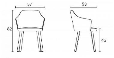 ENEA Стул из дуба со встроенной подушкой Kaiak sun-id-1432092 - Вид №8