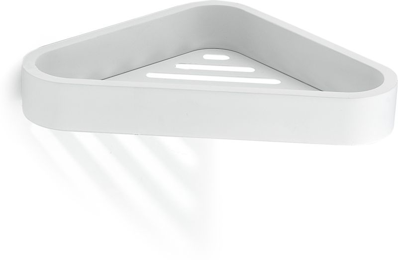 3283(02) Gedy Outline, решётка угловая 1-уровневая, цвет белый матовый