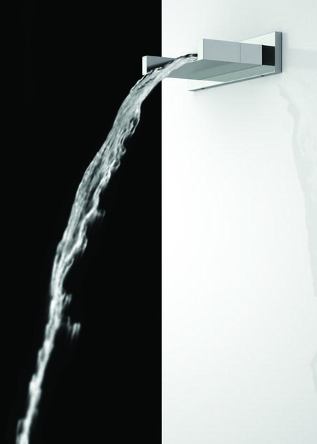 Remer Rubinetterie Настенный излив водопад для умывальника Qubika cascata 91 zc - Вид №2