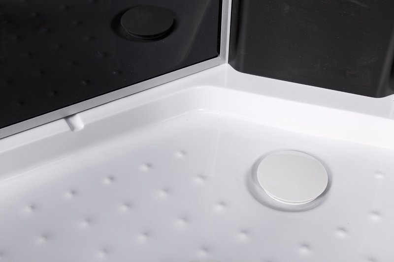 BМ4510 N LED BLACK Душевая кабина DETO Серия ВМ L 809 N с гидромассажем BLACK - Вид №4