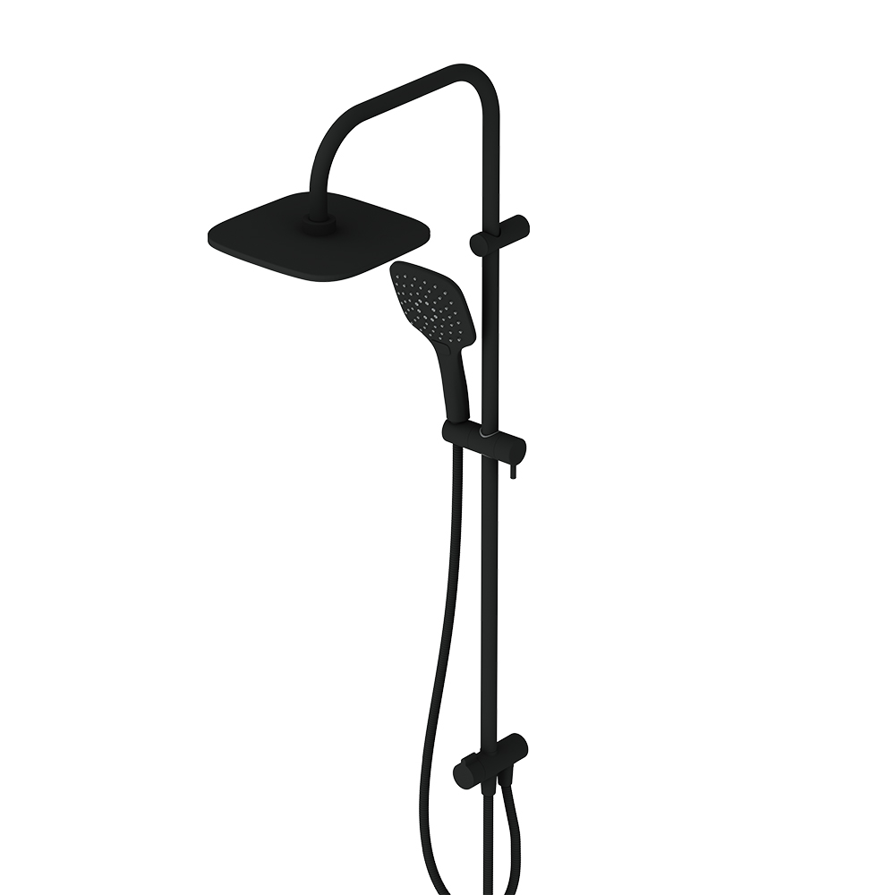 978200300 душ. система: верхний душ 220мм ручн.душ 120мм 3 режима штанга 1010мм Черн Damixa Origin Evo  - Вид №1