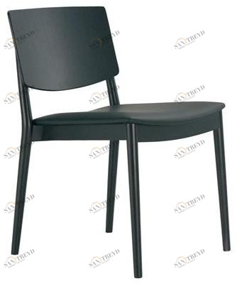 Andreu World Штабелируемый стул со встроенной подушкой Happy Si0377