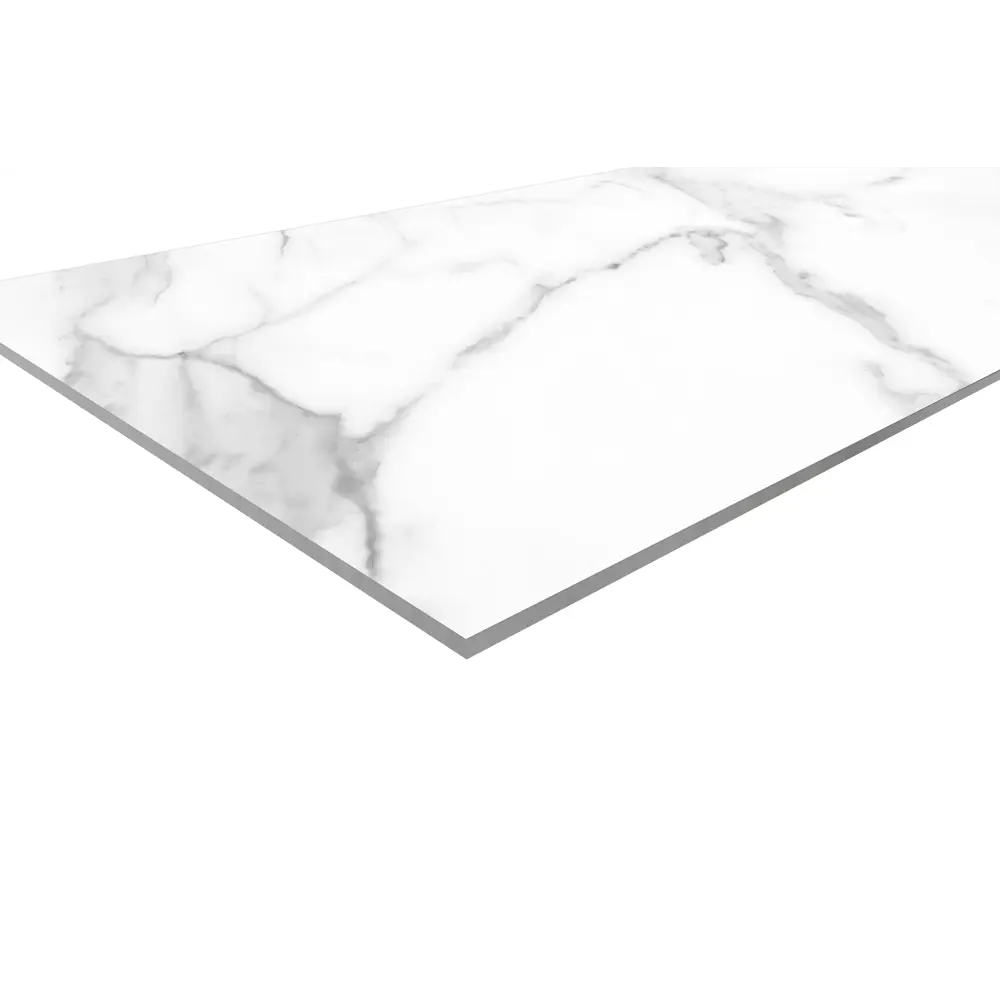 Стеновая панель Calacat Shadow W 120x0.4x60 см АКП цвет белый 84586664 STLM-2024368 ALUMOART  - Вид №1