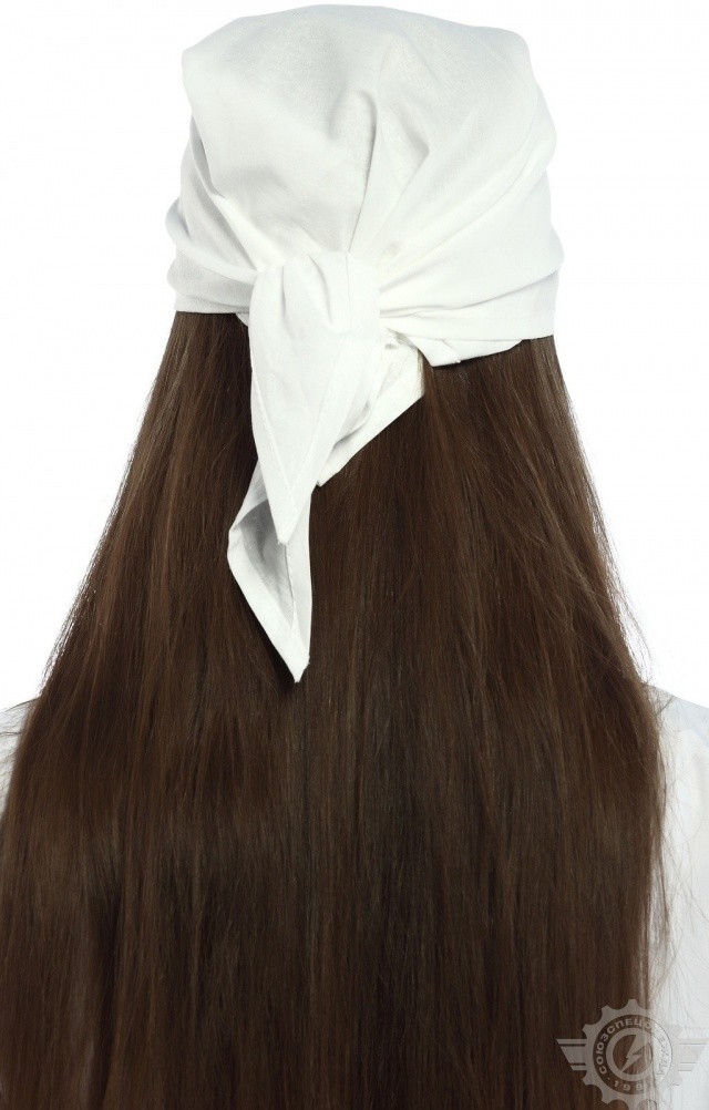 59162 Косынка х-б белая  Головные уборы  размер Спецодежда  - Вид №5