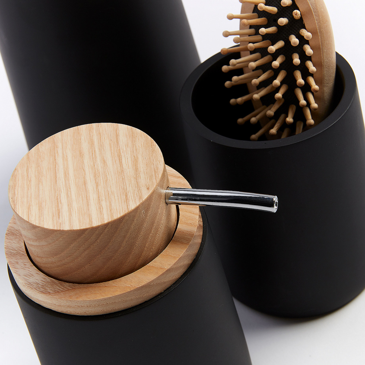 067191 LUDWIG Диспенсер для мыла черный полирезин La Forma Jenning  - Вид №1