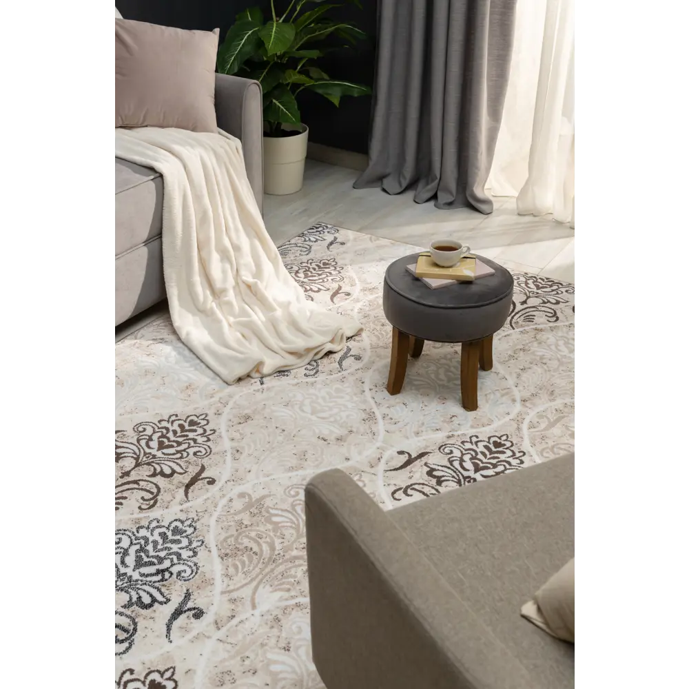 Ковер полипропилен Люкс L013 200x400 см цвет бежевый 82172617 STLM-2165613 MERINOS  - Вид №5