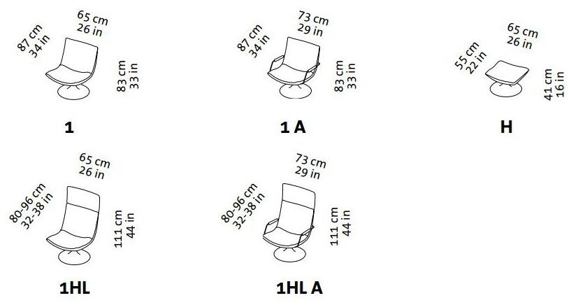 brühl Вращающееся кресло из ткани sun-id-1438461 - Вид №2