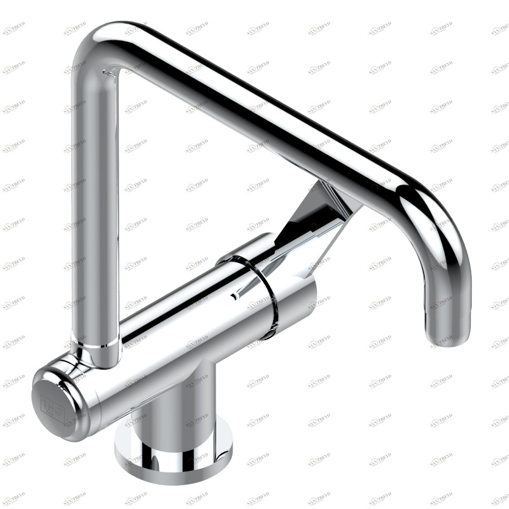 D3B-6181NR Смеситель для кухонной мойки однорычажный с подвижным изливом Thg-paris Luke Хром D3B 6181NR  A02 CAT.A