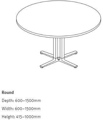 Herman Miller Круглый стол с основанием 4 звезды Everywhere sun-id-1381150 - Вид №9