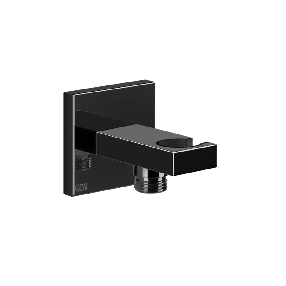 Крючок для ручного душа-выпуск воды 20161 706 Gessi Rettangolo k ЧЕРНЫЙ МЕТАЛЛ PVD 20161706