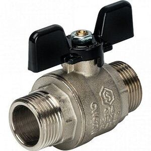Кран шаровый STOUT НН 3/4" полнопроходной, бабочка
