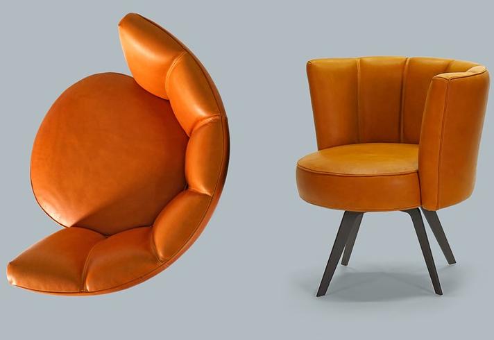 Borzalino Мягкое кожаное кресло Diva sun-id-1513565 - Вид №1