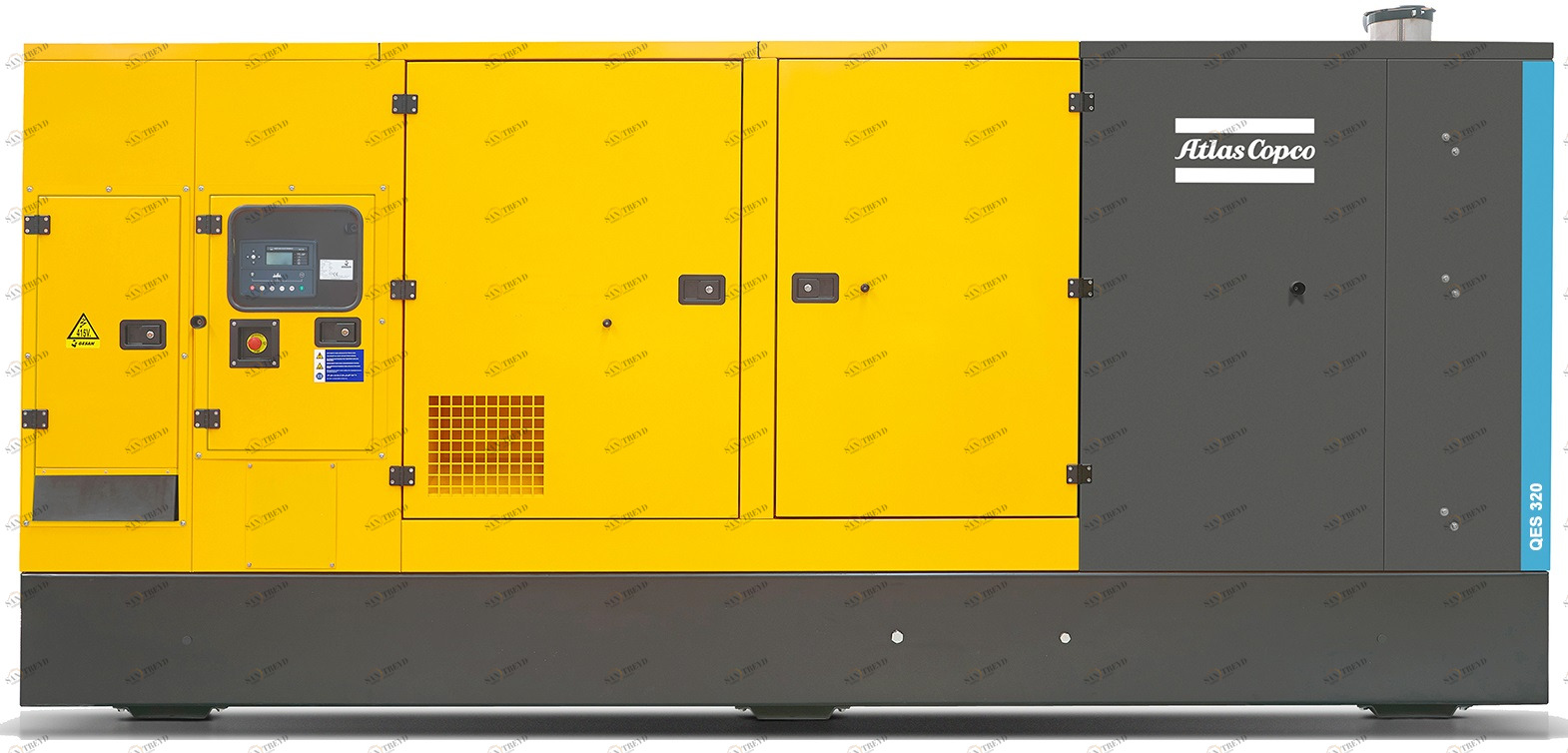 Дизельный генератор Atlas Copco QIS 415 VD в кожухе с АВР sun-id-1035222