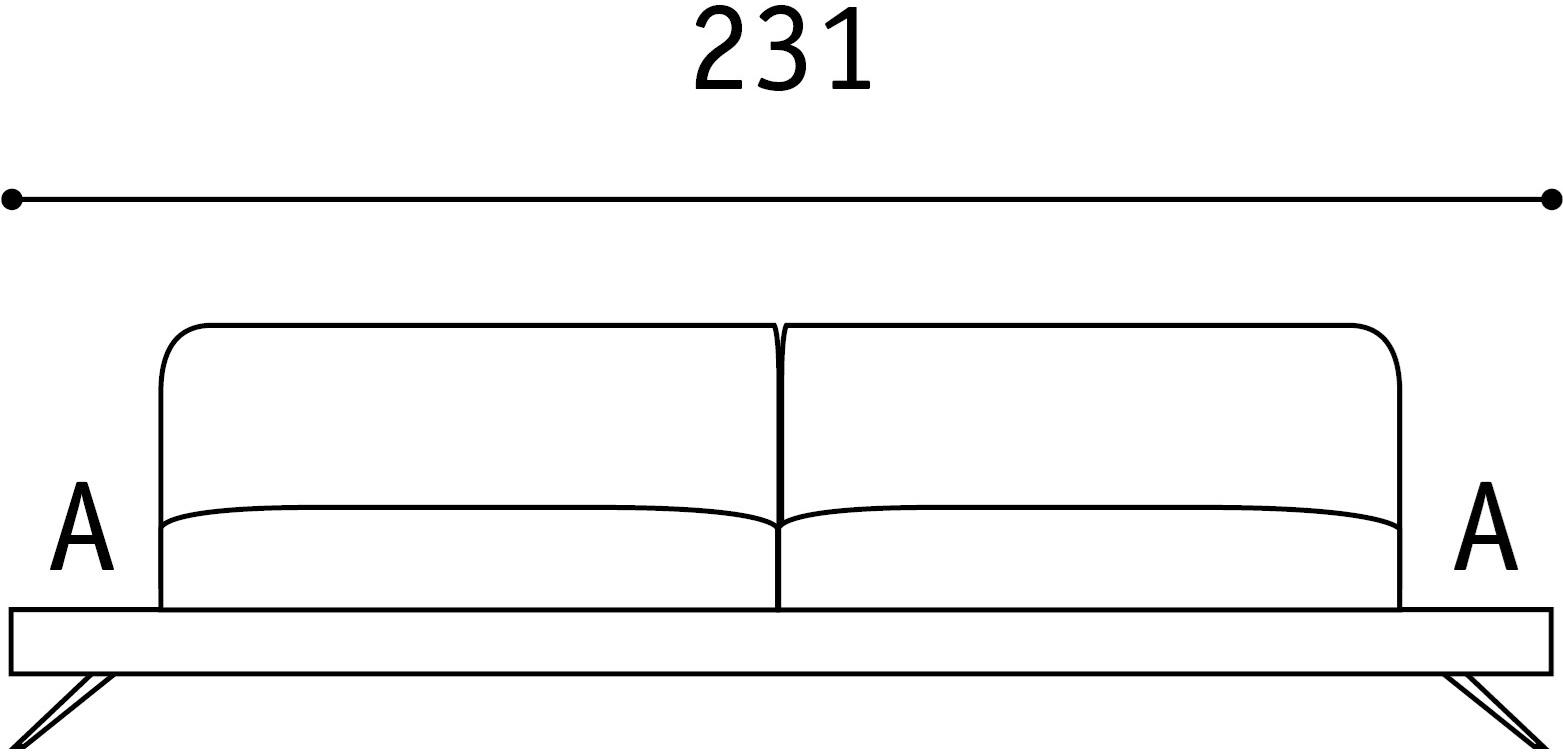 Febal Casa Угловой кожаный диван с подголовником Scena sun-id-1466528 - Вид №23