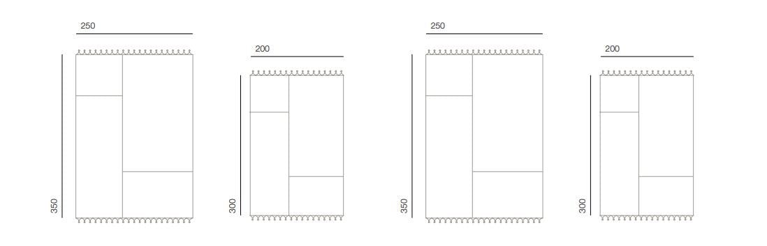 Прямоугольный коврик ручной работы из вискозы BODEMA FRAME ARCH-00045226 - Вид №2