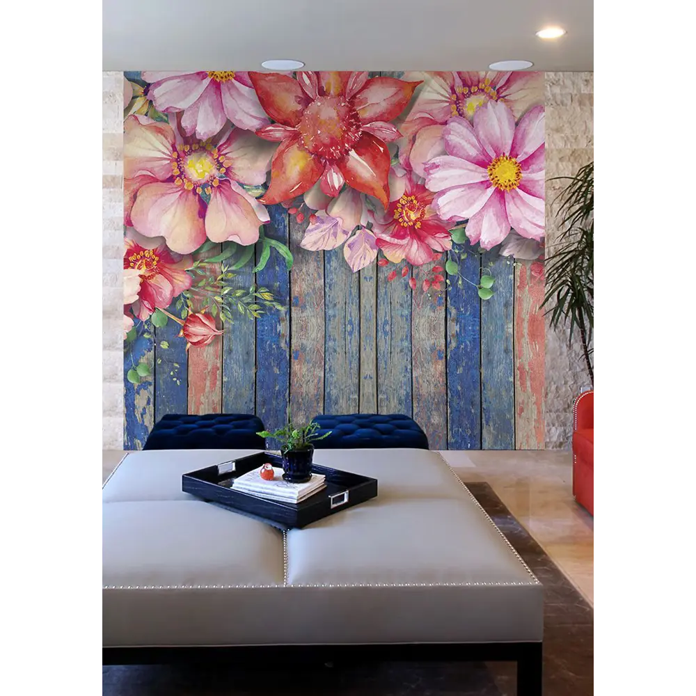 Фотообои «Лютики» 3D флизелиновые 300х270 см L12-967 FBRUSH 3D FLIZART STLM-2168784 - Вид №2