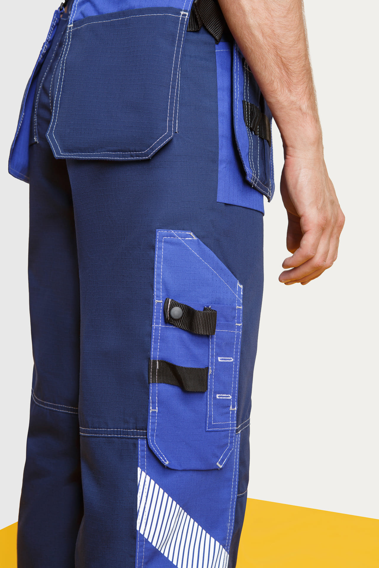 68809 Костюм "Прогресс" темно-синий с васильком  Летняя спецодежда  размер 52-54/182-188  - Вид №17